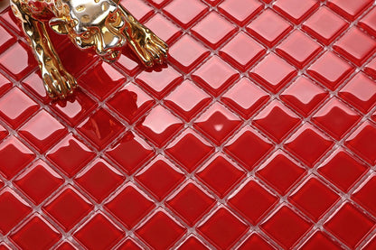 Red Glass Mosaic Tiles (MT0022)