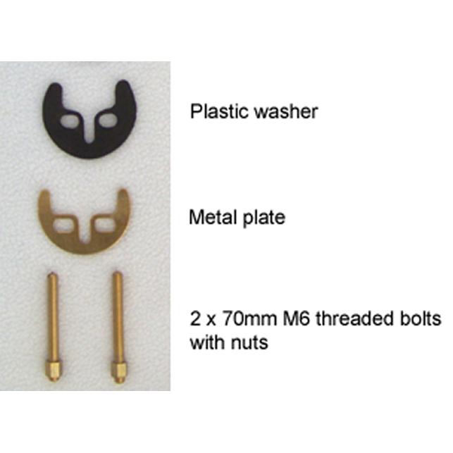 Monobloc Bathroom Basin Kitchen Sink Tap Fitting Fixing Kit 2 Bolts&Tool (FW002)