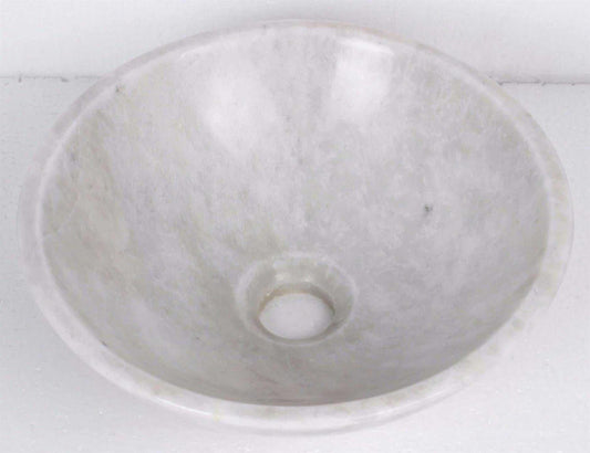 Oriental White - Stone Basin 400mm  H:130mm (B0034)
