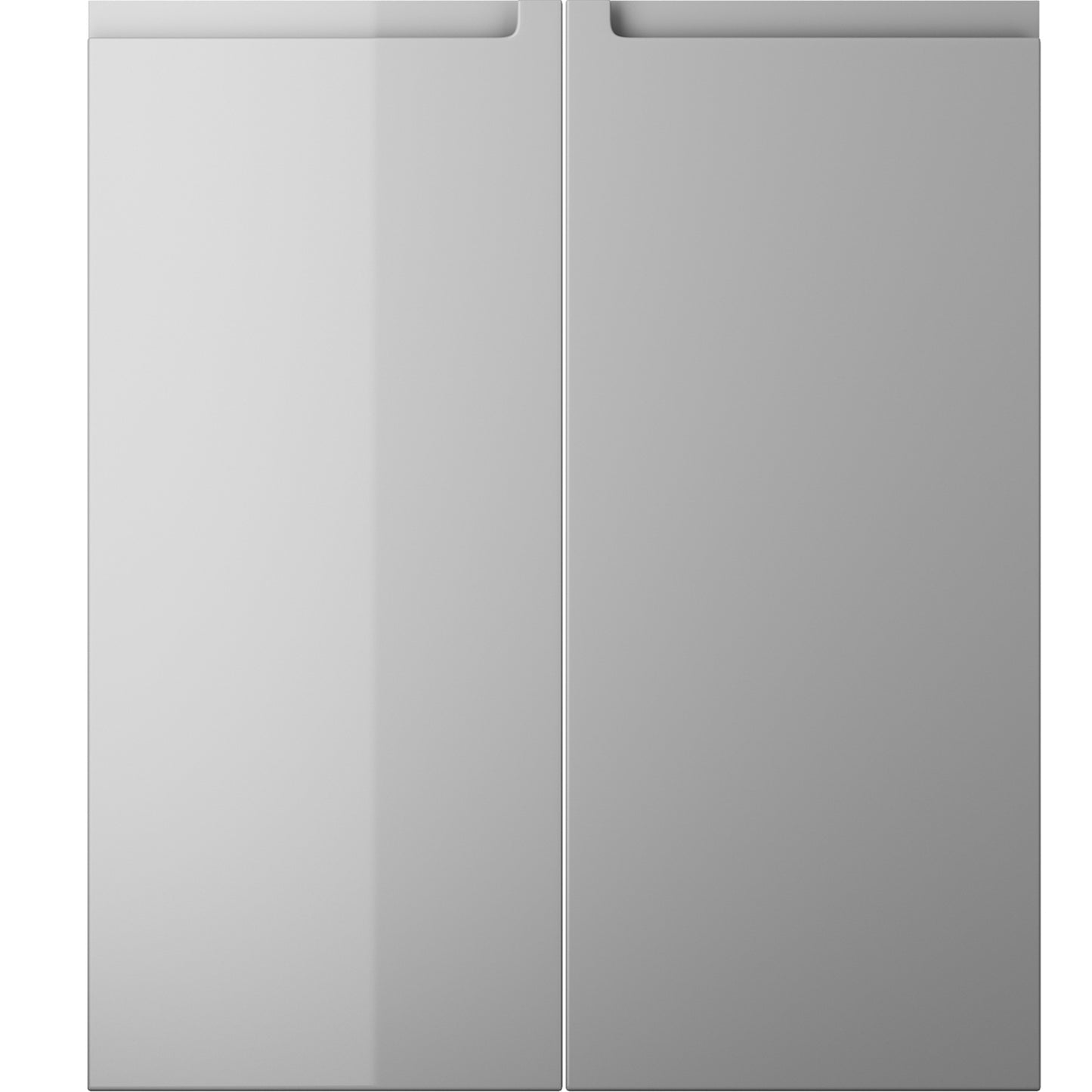 Strada Gloss WHITE J-Pull kitchen cupboard door fronts, end panels and accessories