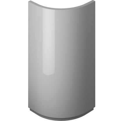 Strada Gloss WHITE J-Pull kitchen cupboard door fronts, end panels and accessories