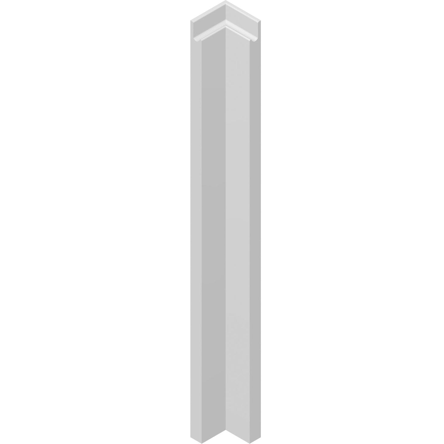 Strada Gloss WHITE J-Pull kitchen cupboard door fronts, end panels and accessories