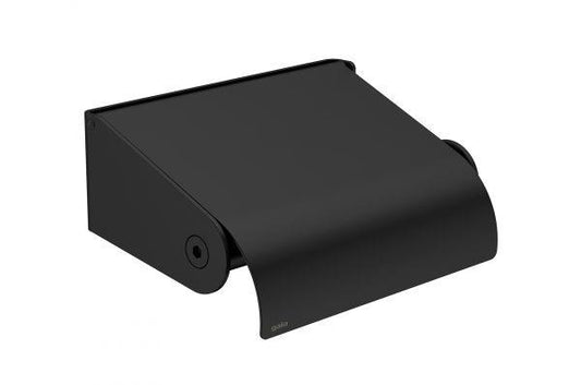 GALA (SION) BLACK TOILET PAPER HOLDER WITH COVER – G5315202 – (TJM033)