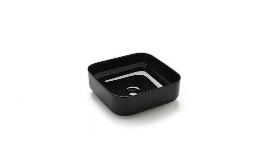 DINAN 40 BLACK PORCELAIN WASHBASIN (4116) SP0051