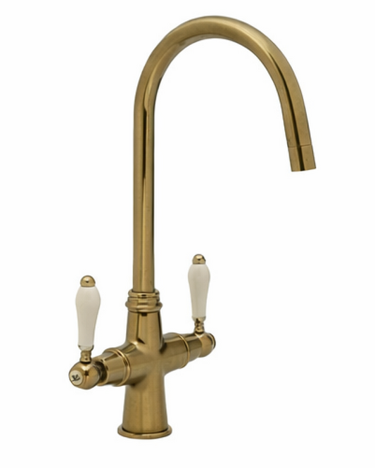 Majestic Twin Ceramic Lever Kitchen Mixer Tap