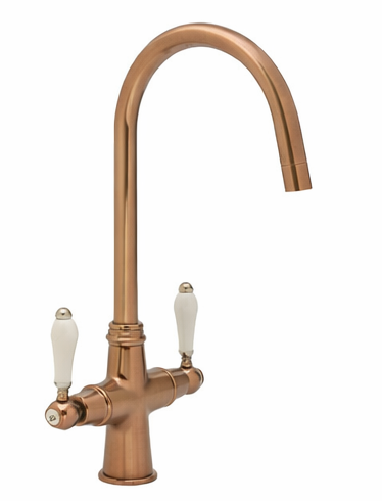 Majestic Twin Ceramic Lever Kitchen Mixer Tap