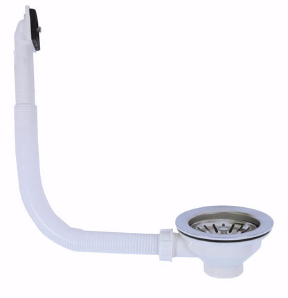 SQUARE SINK 440 x 440mm Undermount/Inset Deep Single Bowl Stainless Steel Kitchen Sink (LA017)