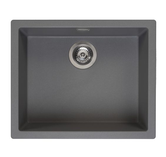Reginox AMSTERDAM BS Composite Single Bowl Inset/Undermount Kitchen sink