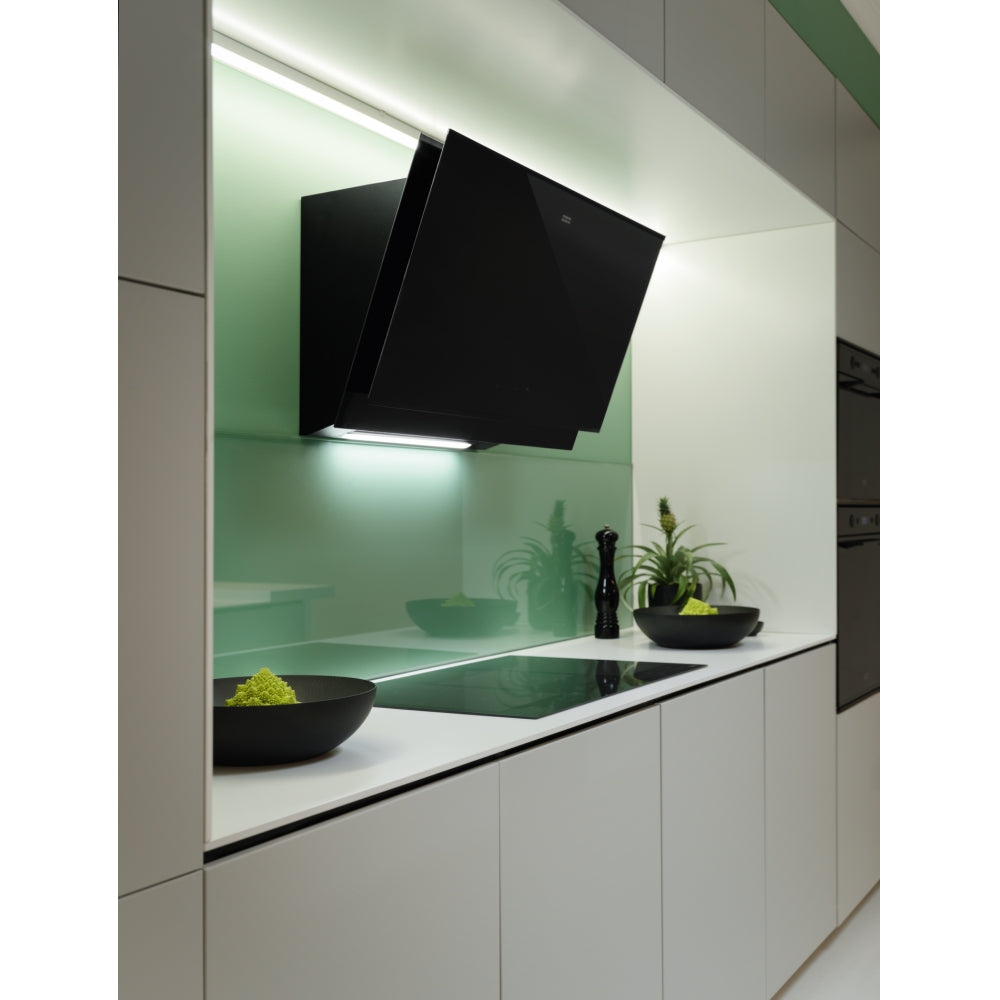 Franke Mythos Vertical Pro FMY PRO 907 FM KL Matt Black with Black Glass