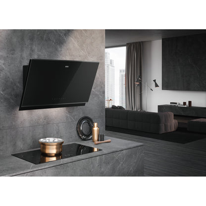 Franke Mythos Vertical Pro FMY PRO 907 FM KL Stainless Steel with Black Glass