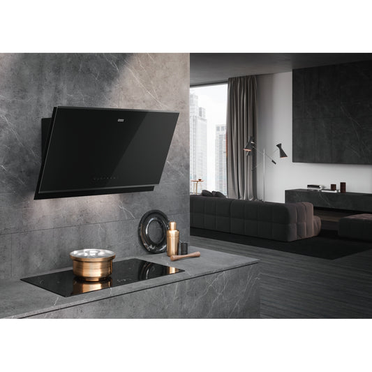 Franke Mythos Vertical Pro FMY PRO 907 FM KL Stainless Steel with Black Glass