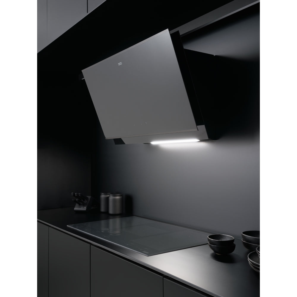 Franke Mythos Vertical Pro FMY PRO 907 FM KL Matt Black with Black Glass