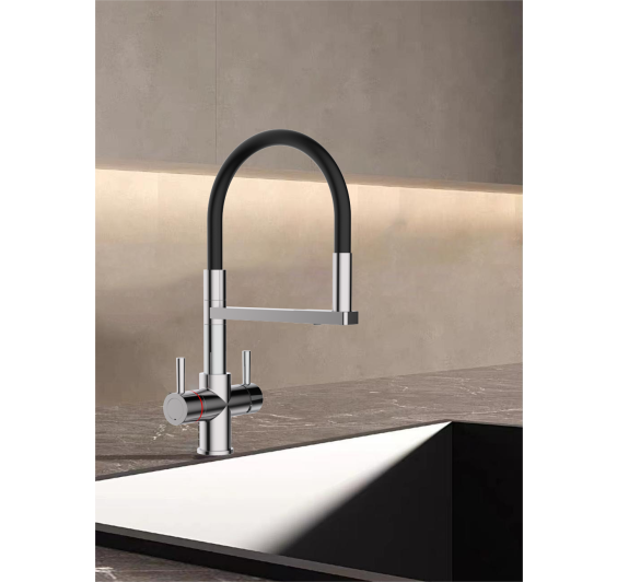 Reginox AQUABEZI CH Chrome 4in1 Boiling Water Kitchen Tap