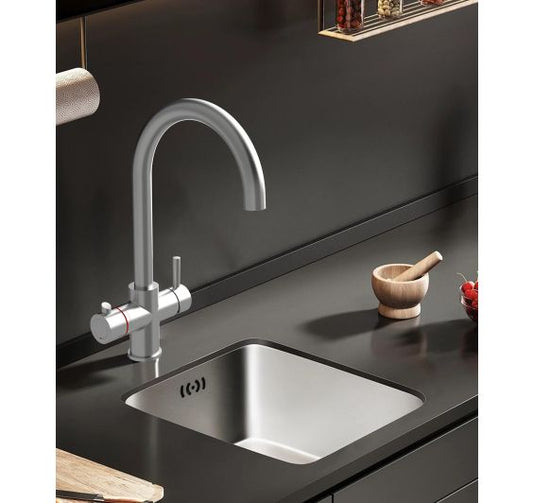 Reginox ATTENZI BN Brushed 3in1 Boiling Water Kitchen Tap