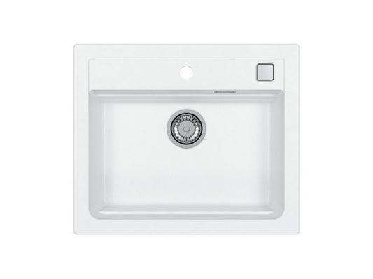 Alveus ATROX 30 Composite Inset/Undermount Kitchen sink, 590 x 500 Carbon or Arctic