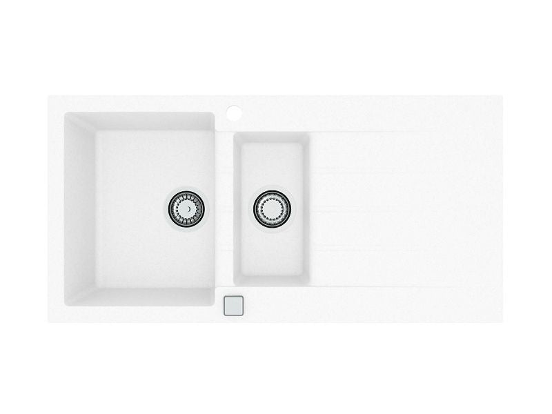 Alveus Cadit 80 Inset Composite 1.5 Kitchen sink, 1000x500x200mm Carbon or Arctic