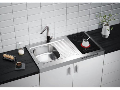 Clearance! Alveus SELMA Kitchen mixer Tap Black & Chrome