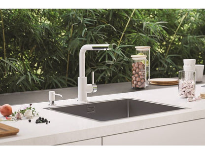 Clearance! Alveus SIROS - P Kitchen mixer tap Pull-out Arctic G11
