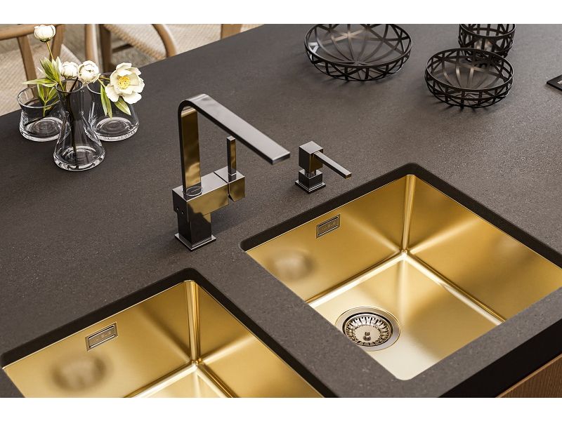 Clearance! Alveus LAGUNA MONARCH Kitchen Mixer Tap Gold, Bronze, Copper, Anthracite