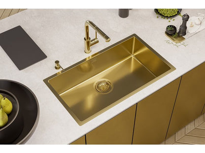 Clearance! Alveus ZEOS-P MONARCH Pull-out Kitchen Mixer Tap Copper, Gold, Anthracite