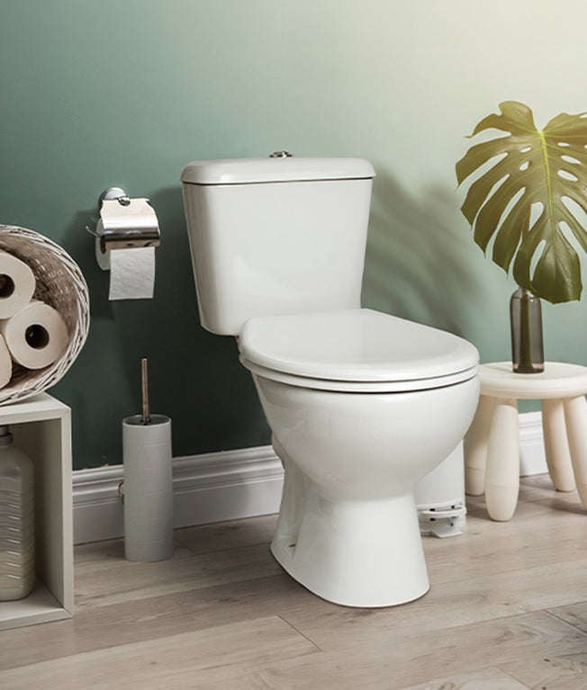 VRB Aqua Close Coupled Oval Rimless Toilet 1004R_HD