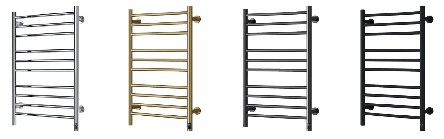VRB Arnage 800 x 500mm Electric Heated Towel Rail/Radiator (10 Bars)