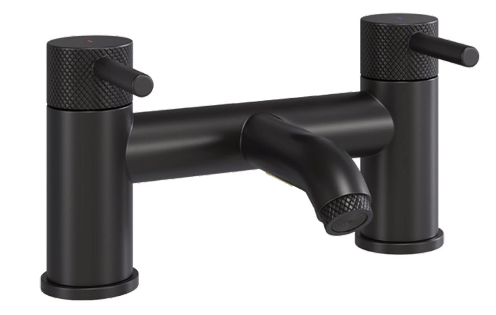 Aspect Tap Range Matte Black finish Bath and Basin taps