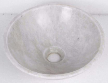 Oriental White - Stone Basin 300mm  H:110mm (B0036)