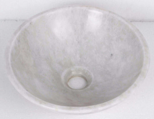 Oriental White - Stone Basin 300mm  H:110mm (B0036)