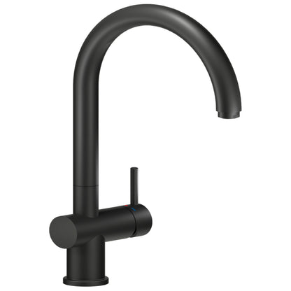 Alveus Cadit 40 Carbon sink & Nobili Live J spout tap matt black