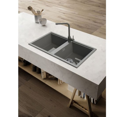 Reginox BEST 860x510 Composite 2 Bowl Reversible Inset Kitchen sink