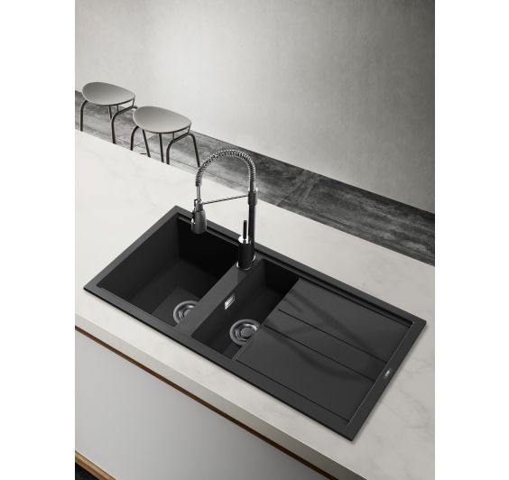 Reginox BEST 1000x510 Composite 1.5 Bowl Reversible Inset Kitchen sink