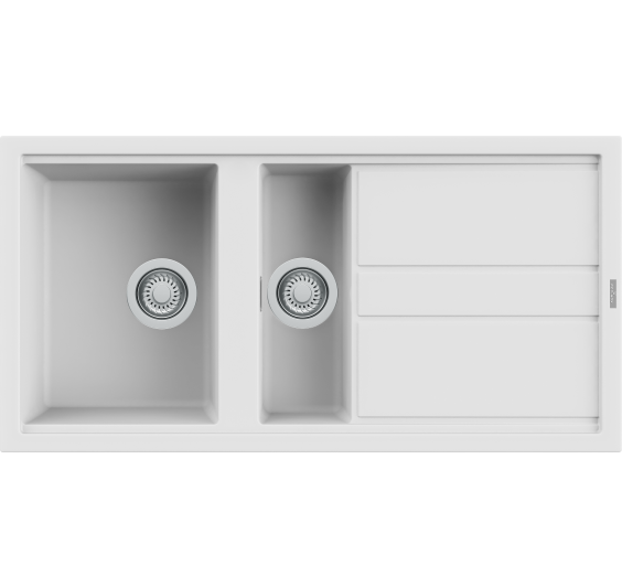 Reginox BEST 1000x510 Composite 1.5 Bowl Reversible Inset Kitchen sink