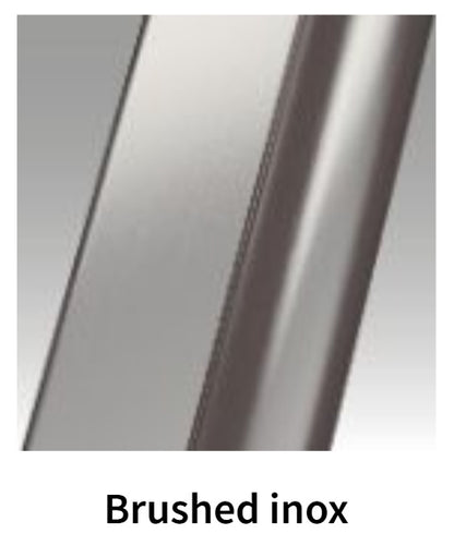Novellini N180 G+F, Hinged door + 1 Side Panel  Chrome/B Gold/B Bronze/B Steel