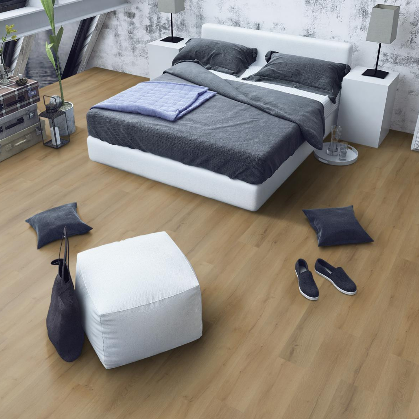 LVT Flooring Lignum Core Barley Oak - Lignum Core - Pack Size: 2.64m²