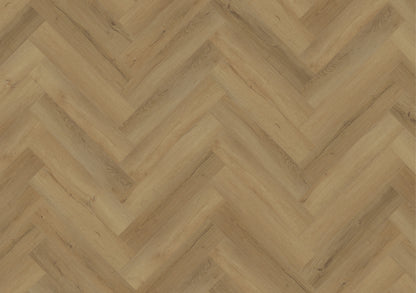 LVT Flooring Lignum Core Barley Oak Herringbone - Pack Size: 2.23m²