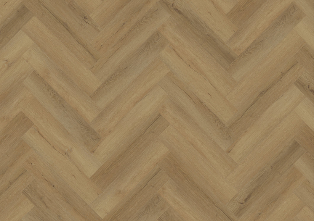 Lignum Core Barley Oak Herringbone - Pack Size:2.23m²