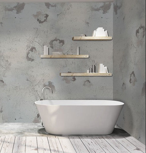 DuraPanel Natural Veneto Concrete Shower Panel on 9mm Plywood