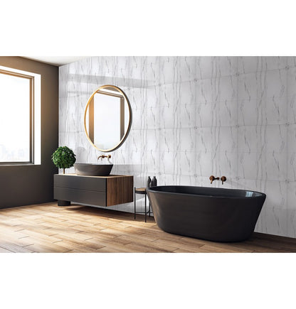 DuraPanel Tile Effect Shower Panel Tongue & Groove 2400x585mm on 9mm Plywood