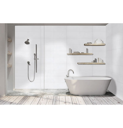 DuraPanel Tile Effect Shower Panel Tongue & Groove 2400x585mm on 9mm Plywood