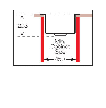 ColorX 1 bowl Matt Black Undermount/Inset kitchen sink 400x400mm Tap option available