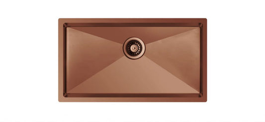 ColorX TNL 745 Rose Gold Extra wide Undermount/Inset kitchen sink 745x400mm
