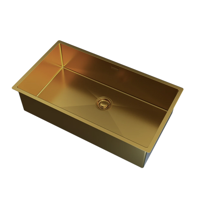ColorX TNL 745 Gold Extra large Undermount/Inset kitchen sink 745x400mm