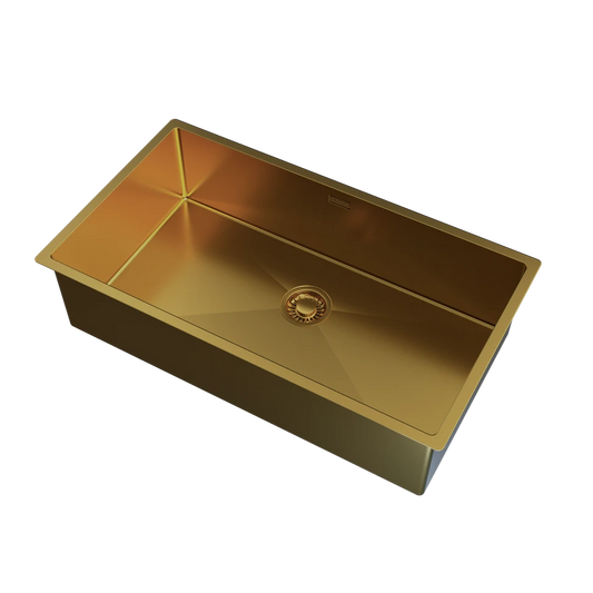ColorX TNL 745 Gold Extra large Undermount/Inset kitchen sink 745x400mm