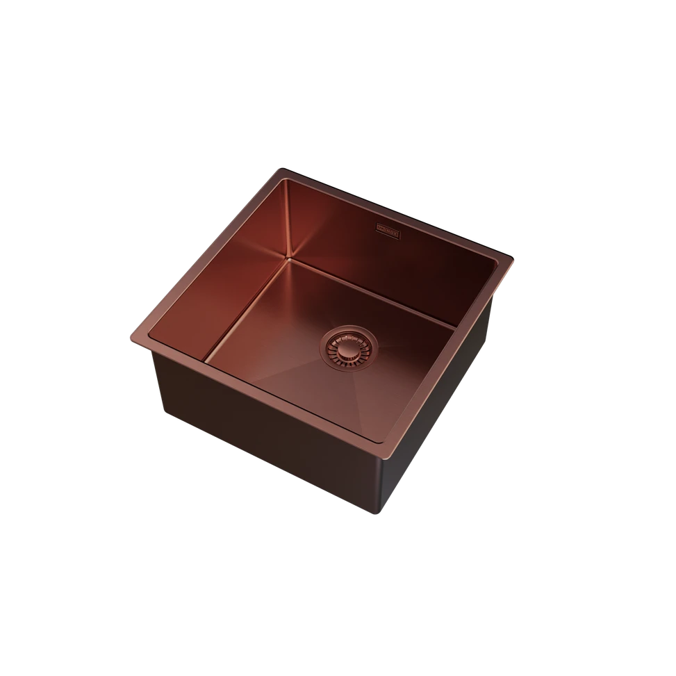 ColorX TNL 400 Rose Gold Undermount/Inset kitchen sink 400x400mm
