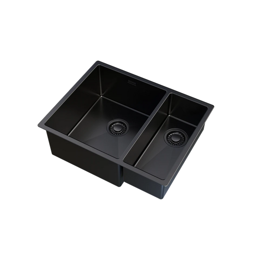 ColorX 1.5 bowl Matt Black Undermount/Inset kitchen sink 530x400mm Tap option available