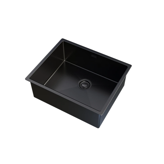 ColorX 1 bowl Matt Black Undermount/Inset kitchen sink 500x400mm Tap option available