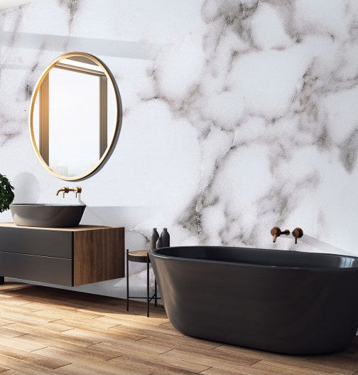 DuraPanel Natural Calacatta Marble Duralock tongue & groove 2400 x 1180mm