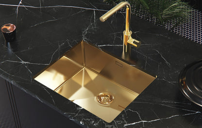 ColorX TNL 500 Gold Undermount/Inset kitchen sink 500x400mm