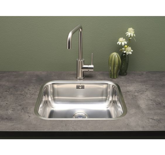 Reginox Colorado 1 bowl Undermoun/Inset SS Kitchen Sink 445x393mm